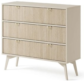 Komoda Forest KSZ106 piesková béžová/jedľová scandi