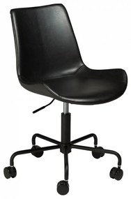HYPE ČALÚNENÁ OFFICE STOLIČKA vintage black/black