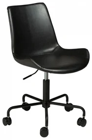 HYPE ČALÚNENÁ OFFICE STOLIČKA vintage black/black
