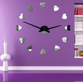 SENTOP | Veľké nástenné hodiny s motívom srdca I SENTOP 12S051 Wall clock HEU- analógové