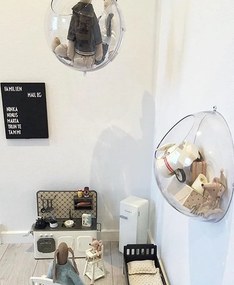 Nástenné úložné boxy Koziol - 2 kusy - Číre