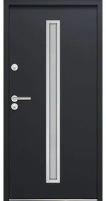 Vchodové dvere Economic M01 100L antracit