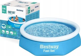 Okrúhly záhradný rozperný bazén Bestway 244 x 61 cm