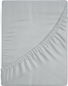 JERSEY PRESTIERADLO 90X200 CM, VÝŠKA 25 CM SIVÉ