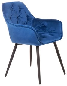 Stolička CHERRY zamatová granátová ALL 802978