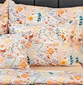 Kvalitex Bavlnené obliečky 5D 140x200 + 70x90 cm – Poľné kvety