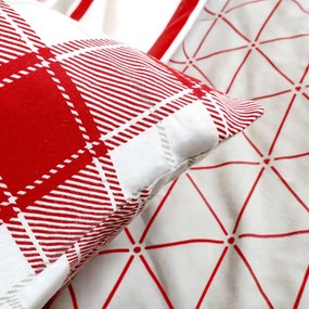 VIANOČNÉ FLANELOVÉ OBLIEČKY FLANELOVE 200X220 CM, 2 KS 70X80 CM VZOROVANÉ