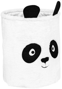Úložný kôš Panda, 35x40 cm, čierna/biela