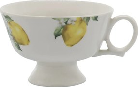 Porcelánový hrnček s citrónmi Maison Limone Blossom - 12 * 8 cm / 310ml