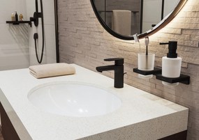 Hansgrohe AddStoris, dávkovač tekutého mydla, matná čierna, HAN-41745670