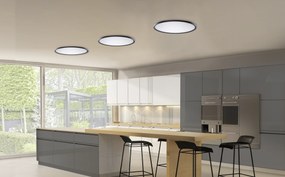 LED stropné svietidlo Cream 40 stmievateľný čierne