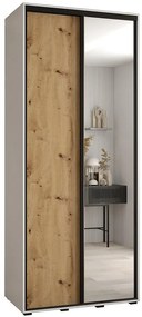 Skriňa 45 Canaris 3 130 biela/artisan/čierna