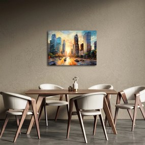 Obraz - Maľba mesta (70x50 cm)
