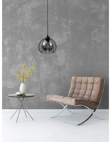 Luster na lanku SOLO BLACK 1xE27/60W/230V