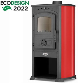 Krbové kachle Modena červené 7,3 kW