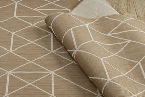 Koberec SIZAL FLAT 48959265 geometrický naturálny / béžový