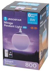 Aigostar - LED RGBW Stmievateľný luster na lanku MESH LED/8W/230V + DO