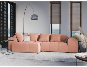 Ružový zamatový vankúš k modulárnej pohovke Rome Velvet - Cosmopolitan Design