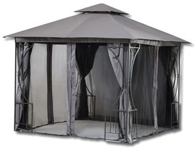 Záhradný altánkový stan 2v1 so stenami s moskytiérou 3 x 3 m