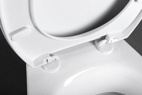 Aqualine Aqualine, FIXET WC sedátko, biela, ST278