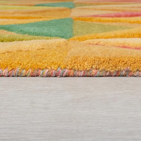 Flair Rugs koberce Ručne všívaný behúň Illusion Reverie Multi - 60x230 cm