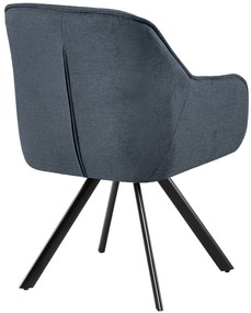 Stolička Pettuli látka - tmavosivá