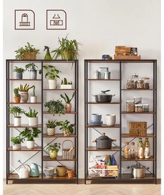 Knižnica VASAGLE s otvorenými priehradkami LLS155B01