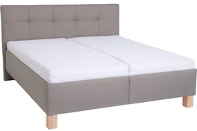 Čalúnená posteľ s úložným priestorom bez matraca MARIA 180x200 cm taupe PO0008