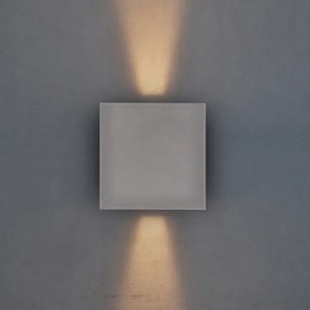 Brilagi - LED Vonkajšie nástenné svietidlo CUBE LED/6W/230V šedá IP54