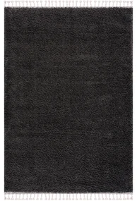 Dekorstudio Jednofarebný shaggy koberec PULPY antracitový Rozmer koberca: 200x290cm