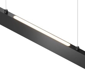 Maytoni P010PL-L30B4K- LED Luster na lanku STEP LED/30W/230V 4000K 118,5 cm čierna