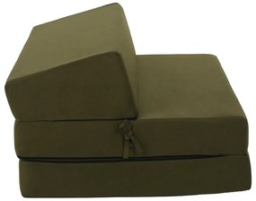 Skladacie kreslo/matrac VEDIS, zelená