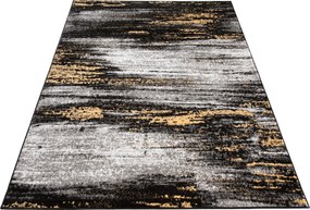 TA Koberec Z905A BLACK MAYA PP EYM Sivý Obdĺžnikový Rozmer: 140x200 cm