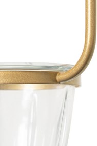 Art Deco závesné svietidlo zlaté s bielym sklom 3-svetlo - Isabella