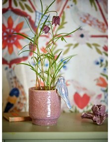 Kameninový ručne maľovaný obal na kvetináč ø 11 cm Larky – Bloomingville