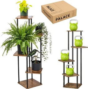 Stojan na kvety PALACE čierny