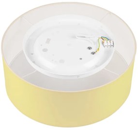 Stropné svietidlo SIRJA PASTEL DOUBLE 2xE27/15W/230V pr. 35 cm žltá