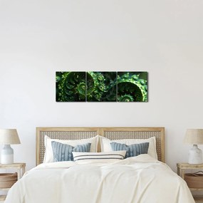 Obraz - Špirály (s hodinami) (90x30 cm)