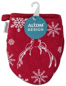 Altom Kuchynská chňapka Winter Dreams červená, 13 x 16 cm
