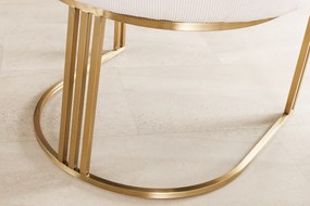 Stolička EXTRAVAGANCIA béžový kordurový materiál