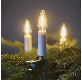 Exihand LED Vianočná reťazFELICIA FILAMENT 16xLED 13,5m teplá biela EX0028