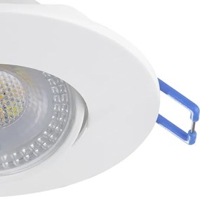 Eglo 300187 - Sada 10× LED zapustených svietidiel GEDREZ LED/4,9W/230V pr. 9 cm biela