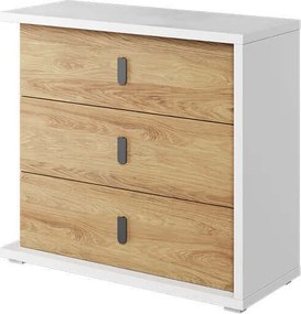 Dizajnová komoda Karlos 100cm dub hikor