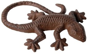 Liatinová dekorácia Esschert Design Jašterička, 10,4 × 15,1 cm