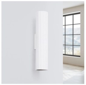 Biele nástenné svietidlo Gleam – Sollux