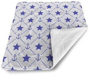 Sablio Deka pre bábätko Hviezdy a kotvy - 80x100 cm