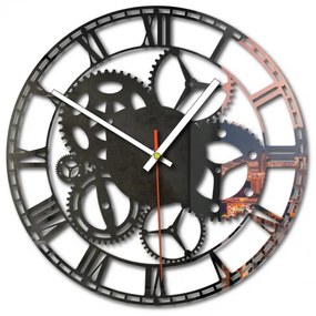 Nástenné hodiny Quartz, nalepovacie dekorácie, 3D zrkadlové nálepky Xmomo X0071-Trendy wall clock