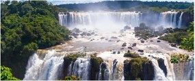 Obraz Iguassu vodopádov (120x50 cm)