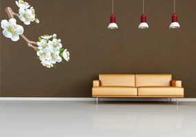 Nálepka na stenu do interiéru rozkvitnutý konár čerešne 2280 50 x 100 cm