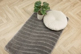 Kúpeľňový koberček Sara sivý